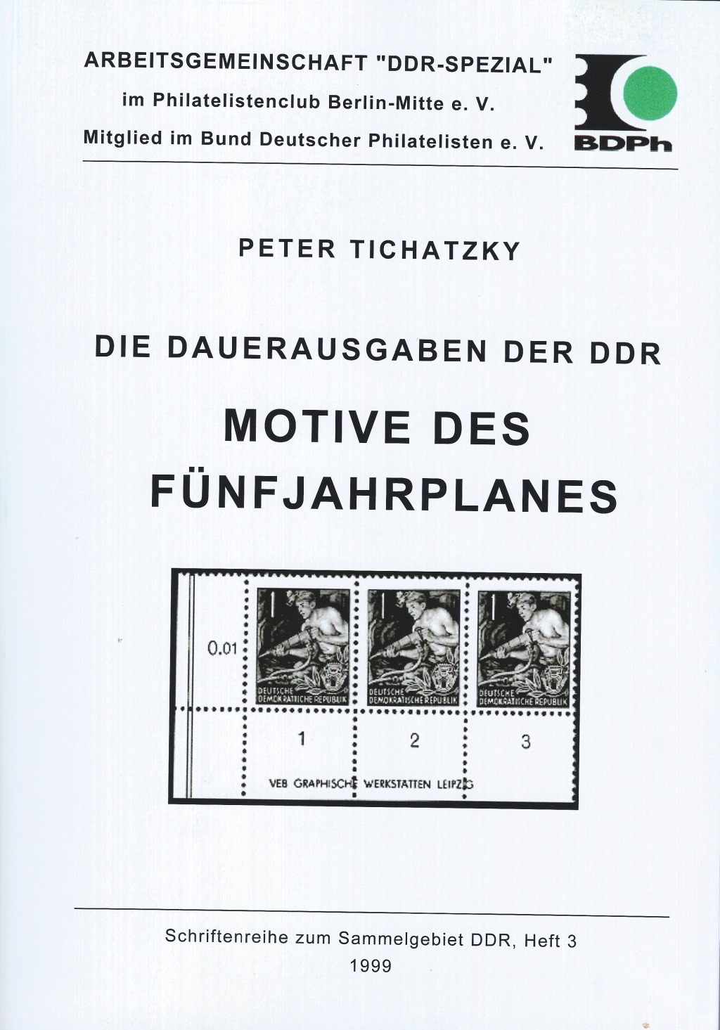 DDR Philatelie Literatur Fünfjahrplan