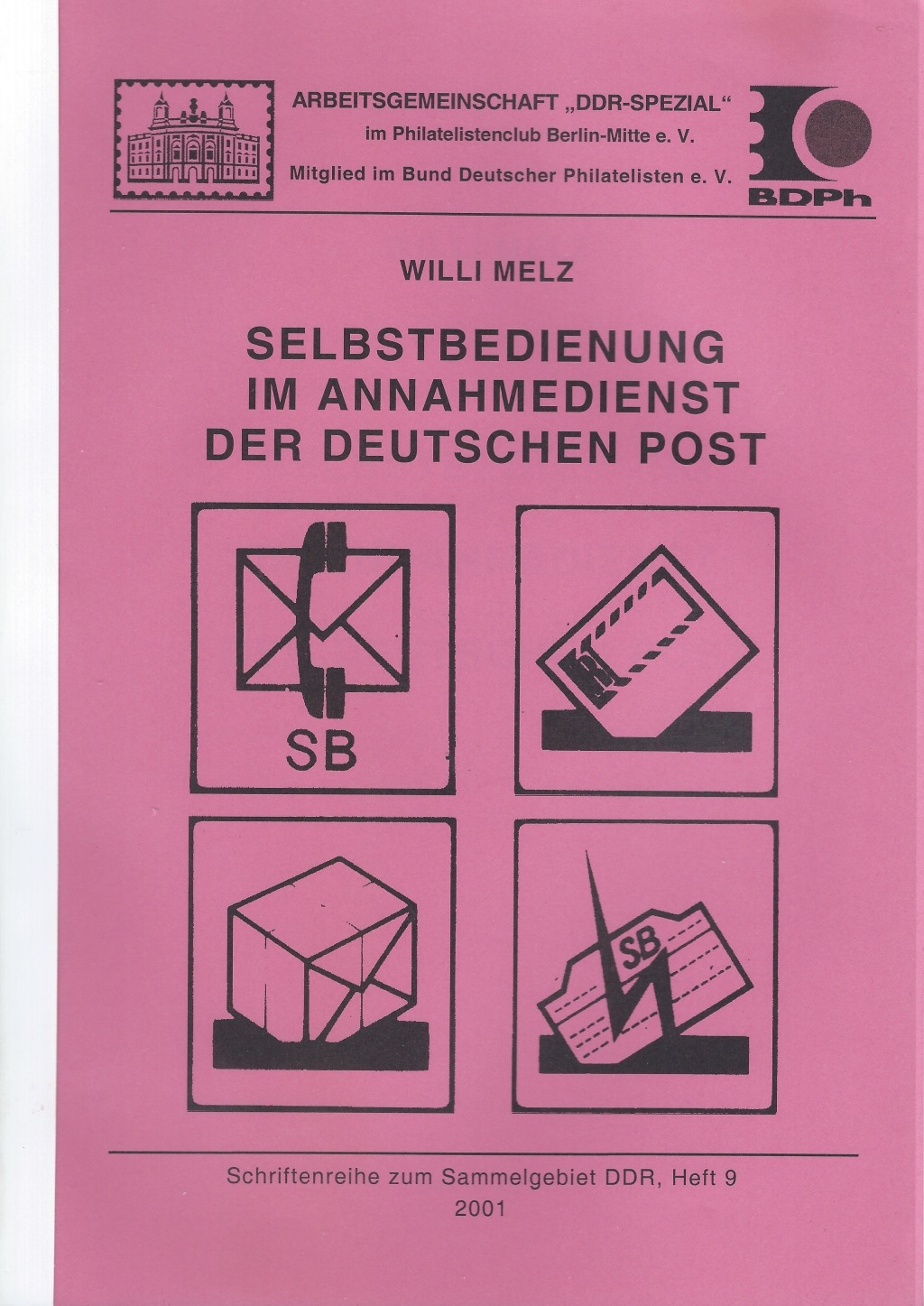 DDR Philatelie Literatur Selbstbedienung SbPA